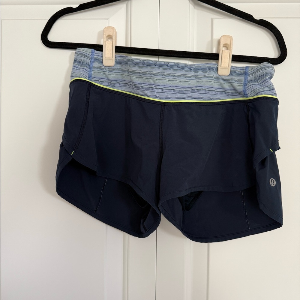 Lululemon athletica Navy Blue Women's Running Short